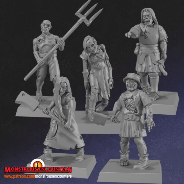 Zombies Set 1 - Monstrous Encounters