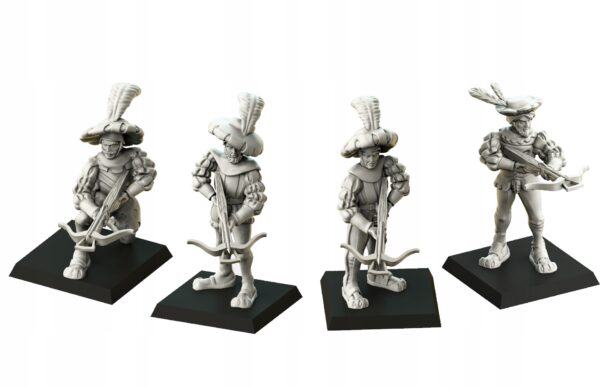 Crossbowman x5 - Magori Miniatures - Druk 3D