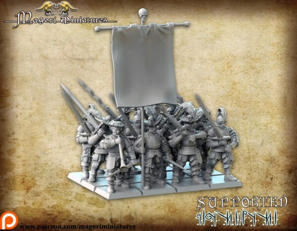 Black Guard x10 - Magori Miniatures - Druk 3D