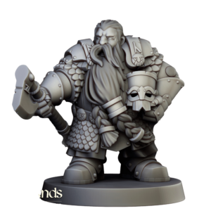 Dwarf Huscarls - Command 3x