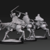 Armoured Wood Elves on Elk - Elfy na Łosiach