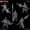 High Elf Weapon Masters x5 - Kyoushenko Miniatures
