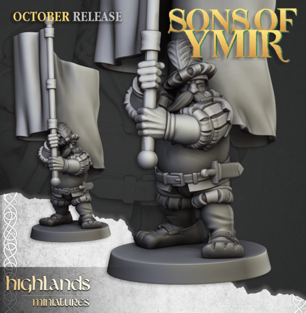 Dwarf Mercenary Bannerman