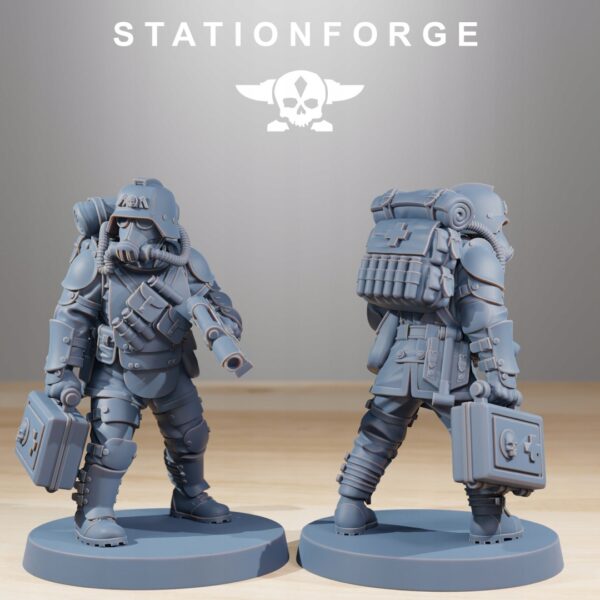 GrimGuard Ironclads x5 - Station Forge - Druk 3D