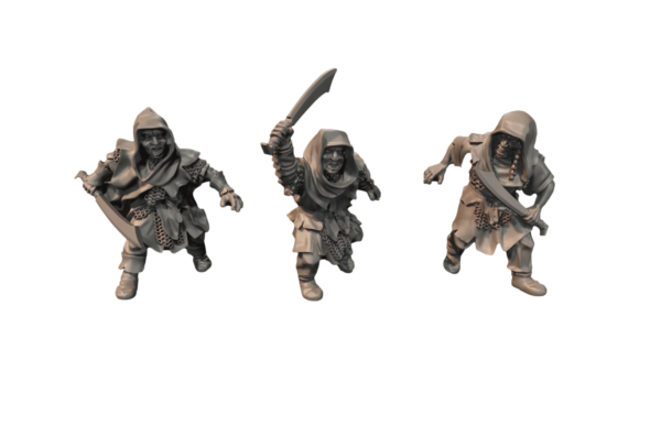 Orc Scouts with Swords - 3 Pozy