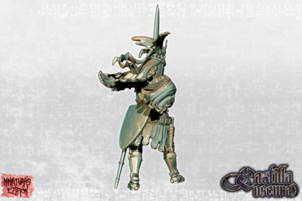 Dragon Knight on Foot - Minifaktura - Druk 3D