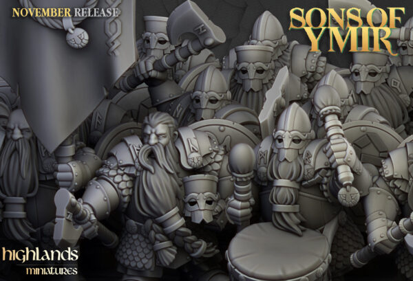 Dwarf Huscarls - 7x + 3x Command