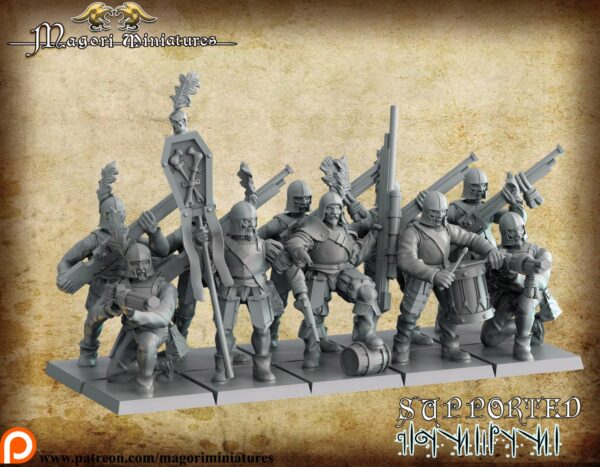 Ironside gunners x20 - Magori Miniatures