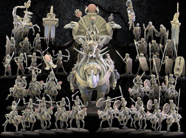 Hurus Spearmen CG - Lost Kingdom - Minifaktura