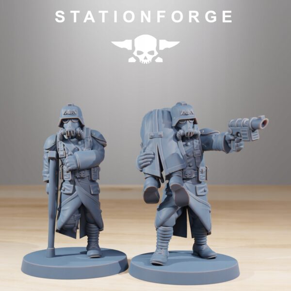 GrimGuard Casualties - Station Forge - Druk 3D