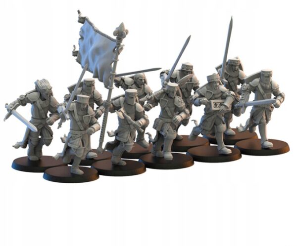 4b2af6fd7ff818add145af2c4fba35ea.jpg Kingdom Rangers on Foot- Lost Kingdom - wydruk 3D
