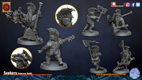Seekers / Slayers- DL Miniatures - Druk3D