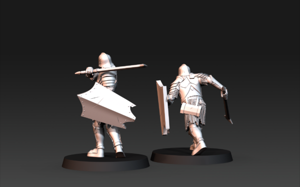 Blood Handed Orcs With Shield and Sword - x10
