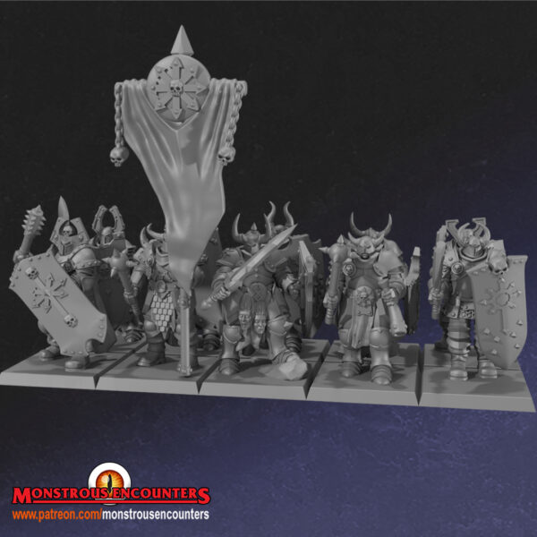 4c535610c63070ea6826dbd19af069a3.jpg Dark Crusaders Unit 7x + CMD 3x - Monstrous Encounters