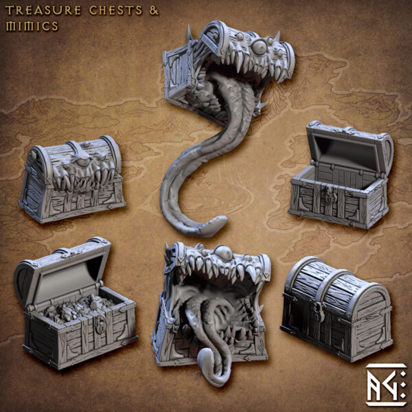 Treasure Chests & Mimics - x1