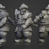 Khazarian Ogre Warriors - Pełna Jednostka + CMD