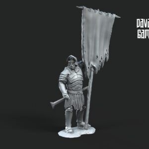 Blood Handed Orcs Command Group - Bannerman
