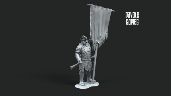 Blood Handed Orcs Command Group - Bannerman