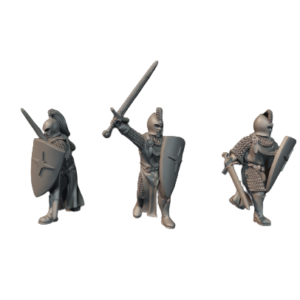 High Elves with Sword and Shield - 3 Pozy