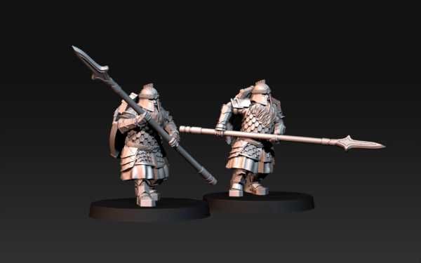 4e8c5fdf99ab6297c001c9ef744959c0.png Silver Goat Dwarves Spearmen on Foot - 1szt. 6 póz