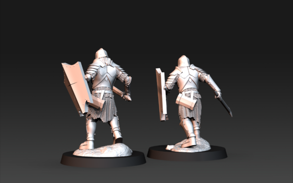 Blood Handed Orcs With Shield and Sword - x1