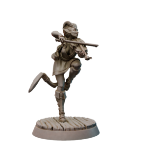 Female Tiefling Bard - Violon