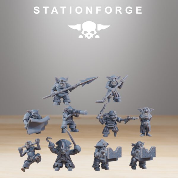 Gobs Pearl Battle Ship 1 - Station Forge - Druk 3D