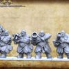 Ogre Cannoneers x4 - Magori Miniatures - Druk 3D