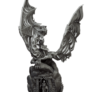 Vampire Lady on Zombie Dragon