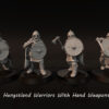 Hengstland Warriors With Hand Weapons - 4x