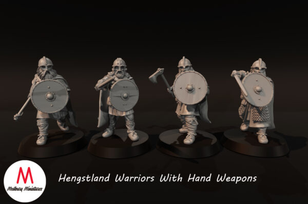 Hengstland Warriors With Hand Weapons - 4x