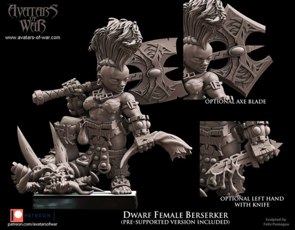 Dwarf Female Berserker