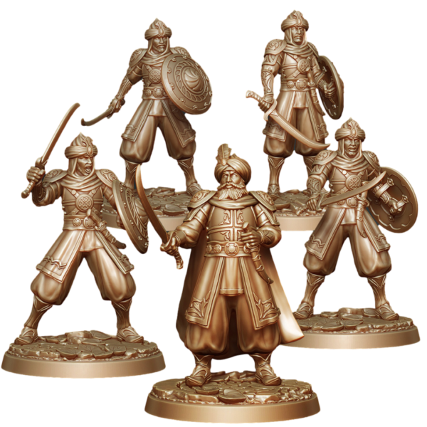 City Guards and a Captain of the Guard