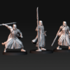 Armoured Wood Elves with Halberds - Leśne Elfy w Zbrojach z Halbardami - Davale Games