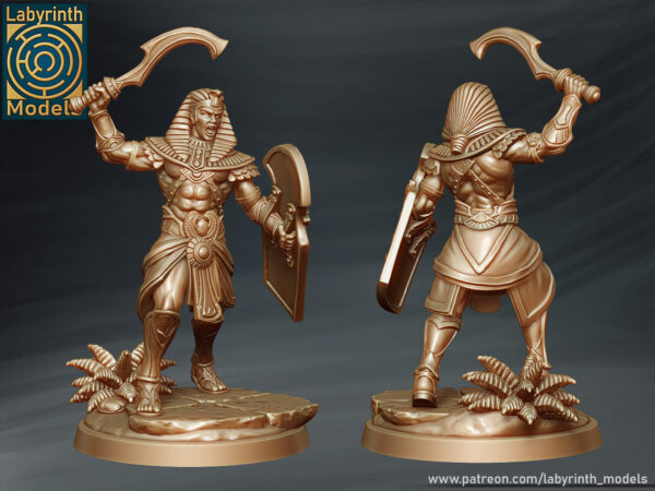 Nile Warrior - Wojownik Nilu - (5 wersji) - Labyrinth Models