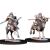 Silver Goat Dwarves Spearmen - Krasnoludy na Kozach - 6 Póz