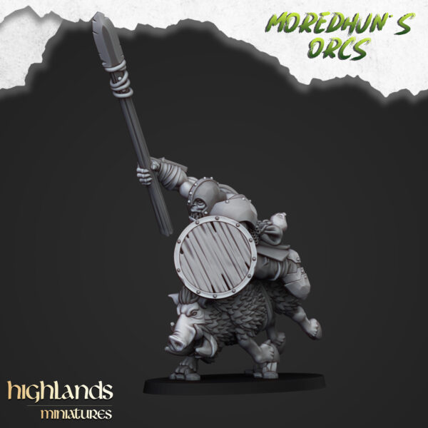 Mounted Orcs with Spears - x1
