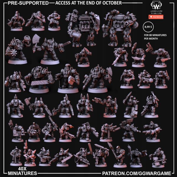 Rocket Boyz x5 - GGW - Minifaktura - Druk 3D