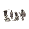 Medieval Shepherds and Sheep Shearers - 5 Wzorów