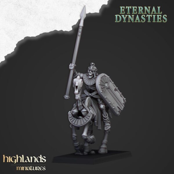 Ancient Skeletal Cavalry with Spears - x1