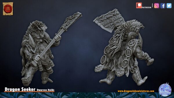 5536e0fa6a7be652ae29b651569f7e35.jpg Dragon Seeker Diorama - DLM - Dwarven Holds