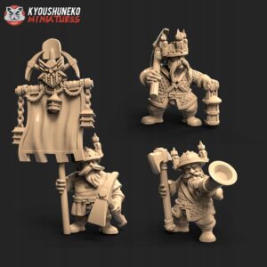 Dwarf Miners CMD - Dwarven Holds - Druk 3D