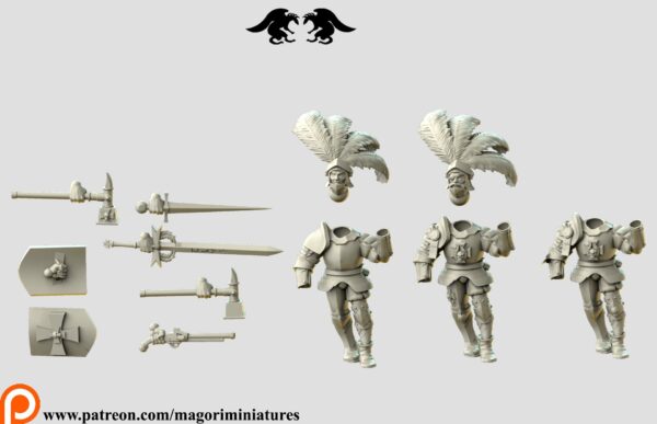 Boris / Empire Hero - Magori Miniatures - Druk 3D