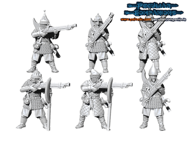 Russian Humans Muscovite Arquebusiers - x1