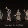 Gwyrdgalas Warriors Axe And Shield - x4
