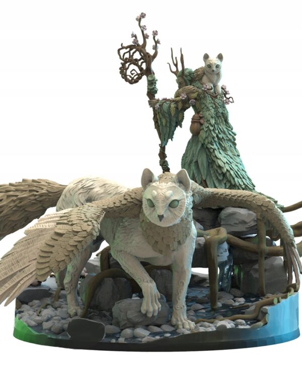 569cdc43380b4bbc7802fbdf0c85f577.jpg Saori Ancient Druid with Nekokuro - Druk 3D