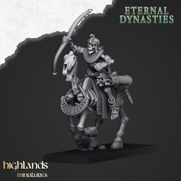 Ancient Skeletal Cavalry with Bows - x5