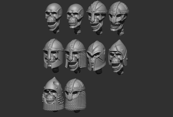 Skeleton Warriors x10 - Minifaktura - Druk 3D