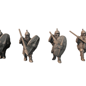 Ghostly Gauls With Spear And Shield - x4