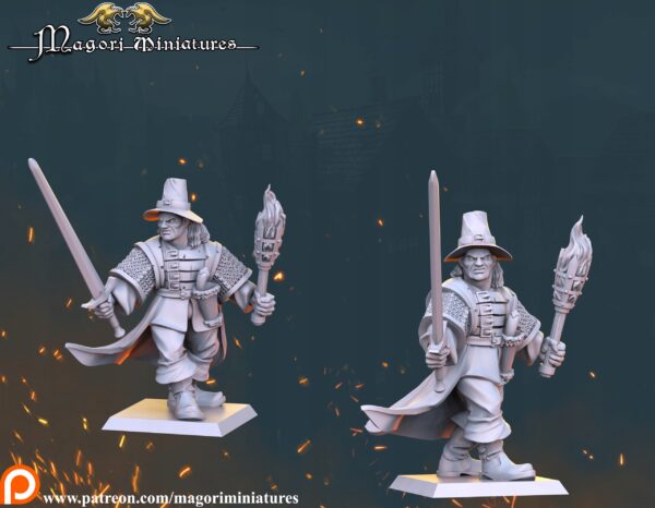 59075da0e099672ba46ee7a42446980a.jpg Witch Hunter Team - Magori Miniatures - Druk 3D